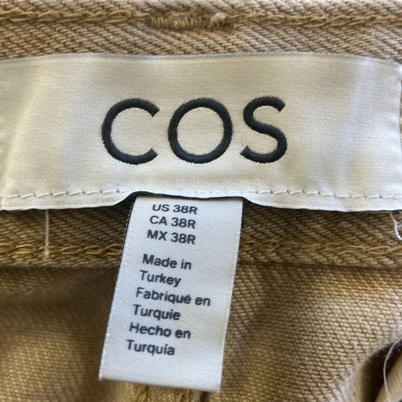 COS MEN KHAKI/TAN WASH OUT,ONE POCKET, CARGO PANTS. SIZE-38 R. - Picture 12 of 14